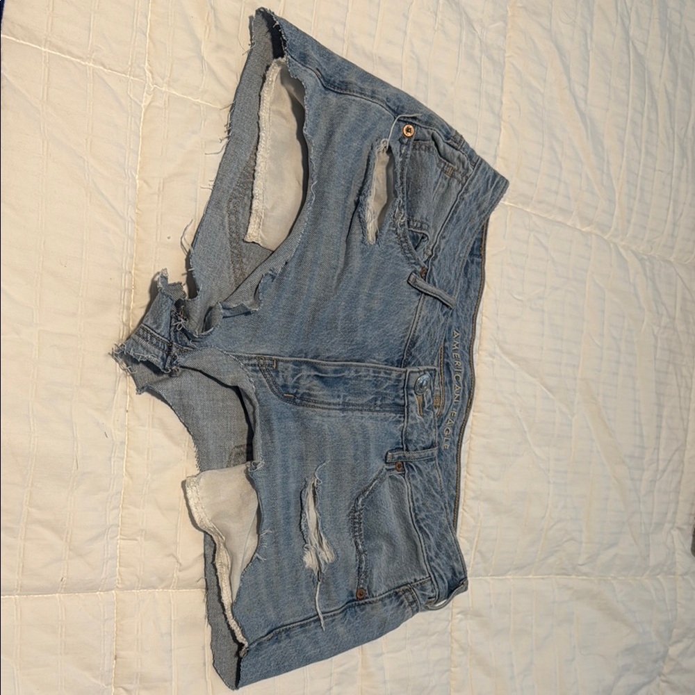 American Eagle Outfitters Distressed Denim Shorts
